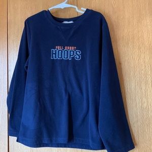 Carter’s Full Court Hoops size 8 boys navy pullover basketball shirt top EUC